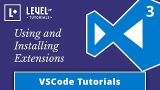 VSCode Tutorials 3  Using and Installing Extensions [upl. by Binette]