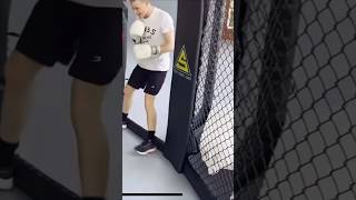 SPARRING GONE WRONG😂if he didn’t laugh he would’ve cried🥹 subscribe boxing sparring fighting [upl. by Quigley]