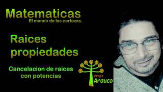 Raices matematicas propiedad de Cancelacion [upl. by Nettirb]