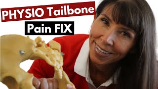 Tailbone PAIN RELIEF for SITTING  4 Physiotherapy Treatments for COCCYX PAIN [upl. by Grobe]