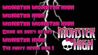 Monster HighFright Songlyrics [upl. by Enatan]