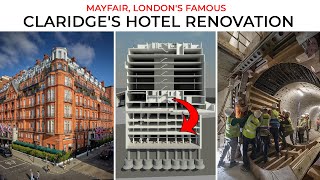 A Luxurious 5Story Basement Renovation  Londons Claridges Hotel part I [upl. by Kikelia]