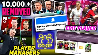 14000 Players amp Managers Removed From eFootball 2025 🤯  New Features Exchange Ticket Edit Player [upl. by Elleved103]