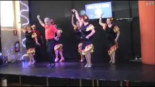 BAILE EN LINEA  LINE DANCE PASO DOBLE POR SEGUIDILLAS AMANECER LATINO [upl. by Parthenia284]