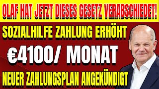 Markieren Sie Ihren Kalender 25 Juli Neues Gesetz verabschiedet Sozialhilfe auf €4100 erhöht [upl. by Stoll]