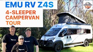 Emu RV Z4S Campervan Tour  4 Person Campervan  Australias Best Campervans  Van Life Australia [upl. by Ludeman]