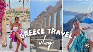 SOLO TRIP TO GREECE 2023  VLOG ✨ Island Hopping in Greece Athens Mykonos Paros  Santorini 🇬🇷 [upl. by Taimi400]