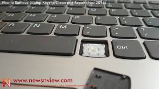 How to Remove Laptop Key to Repair  Lenovo Laptop Keyboard Cleaning and Repairing  Keyboard Fix [upl. by Wolff]