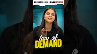 Law of Demand⚖️  Economics in a Minute Trick 2 ytshorts magnetbrains [upl. by Ahseele549]