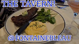 THE TAVERN at Fontainebleau sportsbooks vegaseats [upl. by Eneroc95]