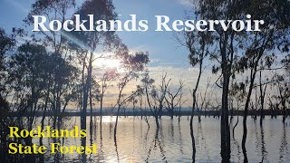 Free Camping at Rocklands Reservoir Rocklands State Forest Wimmera Victoria Australia [upl. by Ahsaenat]