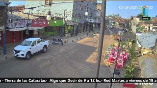 Puerto Iguazú en vivo Cámaras del centro de la ciudad [upl. by Mad]