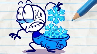 quotPowder Snow Prank with Pencilmatequot  Pencilmation Cartoons [upl. by Keegan]