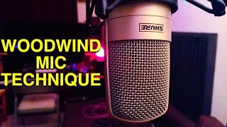 Woodwind Microphone Recording Technique [upl. by Amador]