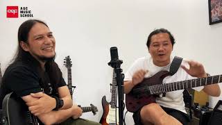 AGC MUSIC SCHOOL  Tips amp Tricks Bermain Gitar Metal w GanGan amp HinHin [upl. by Mulloy484]