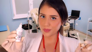 ASMR  Doctor Examines Your Ears Italian Accent 🇮🇹 [upl. by Marchall]