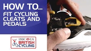 How to fit cycling cleats and pedals [upl. by Dudley41]