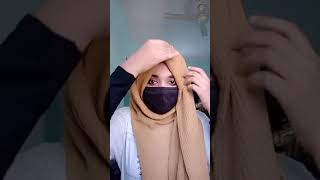 Pinless hijab tutorial 🤗ഇനി പിൻ ഇല്ലാതെ ഹിജാബ് സ്റ്റൈൽ ചെയ്യാം 🥰shortsfeed hijabstyle [upl. by Annaiel]