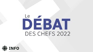 Élections Québec 2022  le débat des chefs LSQ [upl. by Holle]