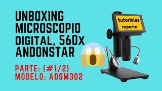 🔴 Microscopio Andonstar ADSM302 HDMI 12 [upl. by Mariann]