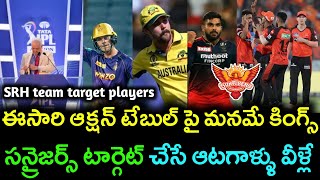 Sunrisers Hyderabad team targeted players for ipl 2024 [upl. by Mahoney]