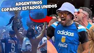 Así COPARON los ARGENTINOS en la COPA AMÉRICA 2024 en EEUU [upl. by Enait]