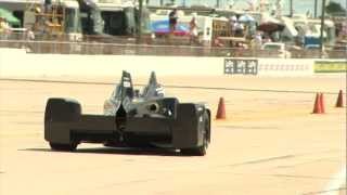 Deltawing in action  2012 Sebring 12 Hours  LeMansLivecom [upl. by Arahat]