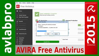 AVIRA 2015 Free Antivirus  Install and Scan [upl. by Alak429]