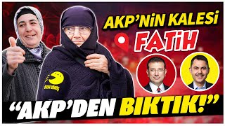 Ekrem İmamoğlu mu Murat Kurum mu AKPnin Kalesi Fatih Şok Etti Sayaçlı Seçim Anketi  Röportaj [upl. by Suqram]