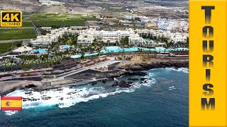 Piscinas naturales en Alcalá playa La Jaquita Gran Meliá Palacio de Isora  Tenerife [upl. by Lazos]