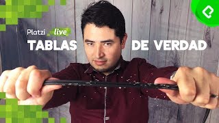 Qué son tablas de verdad y compuertas lógicas  PlatziLive [upl. by Lanae]