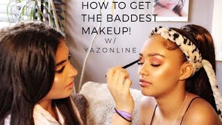 How To Get The Baddest Makeup W Yaz Caramanli  Amelia Monét [upl. by Rosina]