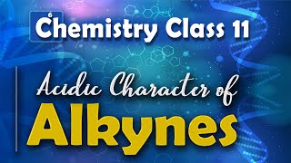 Acidic Character of Alkynes  Alkynes  Chemistry Class 11 [upl. by Yreneh456]