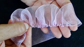 Hand Embroidery Ribbon Work [upl. by Karlin]