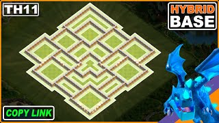 NEW BEST TH11 base 2024 with COPY LINK  COC Town Hall 11 TrophyWar Base  Clash of Clans [upl. by Anaeda746]