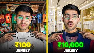 Rs 100 vs Rs 10000 FOOTBALL JERSEY [upl. by Hindorff]