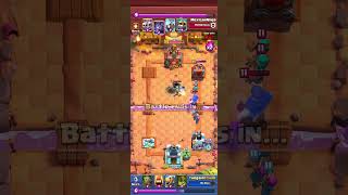 Goblin Curse eats up Skeleton Army  Clash Royale [upl. by Yetak]