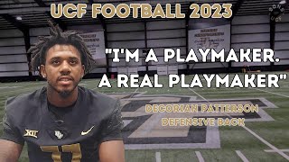 2023 UCF Football Preview  DB Decorian Patterson [upl. by Felicdad]