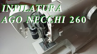 A011  Infilatura della Macchina da Cucire Necchi 260 [upl. by Moira]