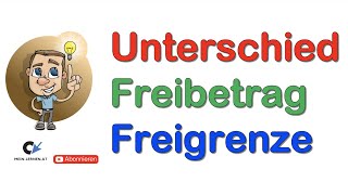 Unterscheidung Freibetrag und Freigrenze [upl. by Brenden]