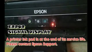 A StepbyStep Guide To Reset Epson L360 Printer Error Waste Ink Pad [upl. by Arne]