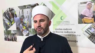 Ahmed Huskanovic glavni imam MIZ Tuzla  Mektepskovjeronaucna akademija BKC Tuzla [upl. by Ecraep917]