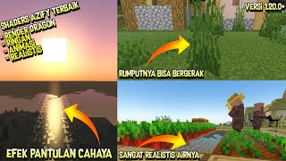 Shaders Azify Terbaik sudah Realistisada efek pantulan cahaya dan airnya sangat realistis [upl. by Annavas]