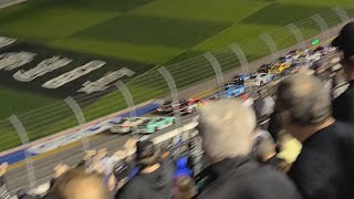 Jimmie Johnson MAKES Daytona 500 on FINAL LAP of Duel Race [upl. by Orr170]