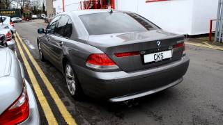 BMW E65 730d CKS Sport Exhaust System [upl. by Abisia895]