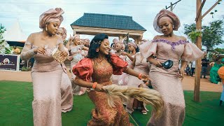 This Nigerian Traditional Wedding Entrance is so Amazing Banji amp Vivien [upl. by Eckmann]