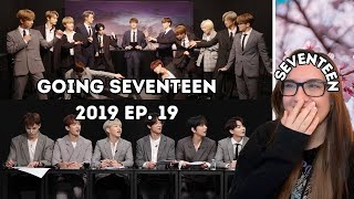 SEVENTEEN GOING SEVENTEEN 2019 EP19 논리나잇 1 Debate Night 1 Reaction [upl. by Flessel]