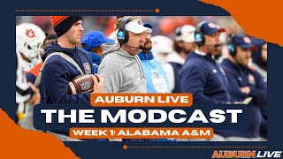 Auburn Football Week 1 Modcast Auburn vs Alabama AampM  Auburn Live [upl. by Ellebana]