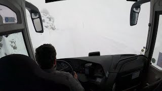 snowstorm bus drive 4K [upl. by Rese]