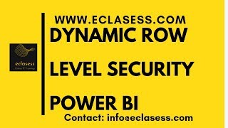 DynamicRowLevel SecurityRLS in Power BI [upl. by Etteiluj]